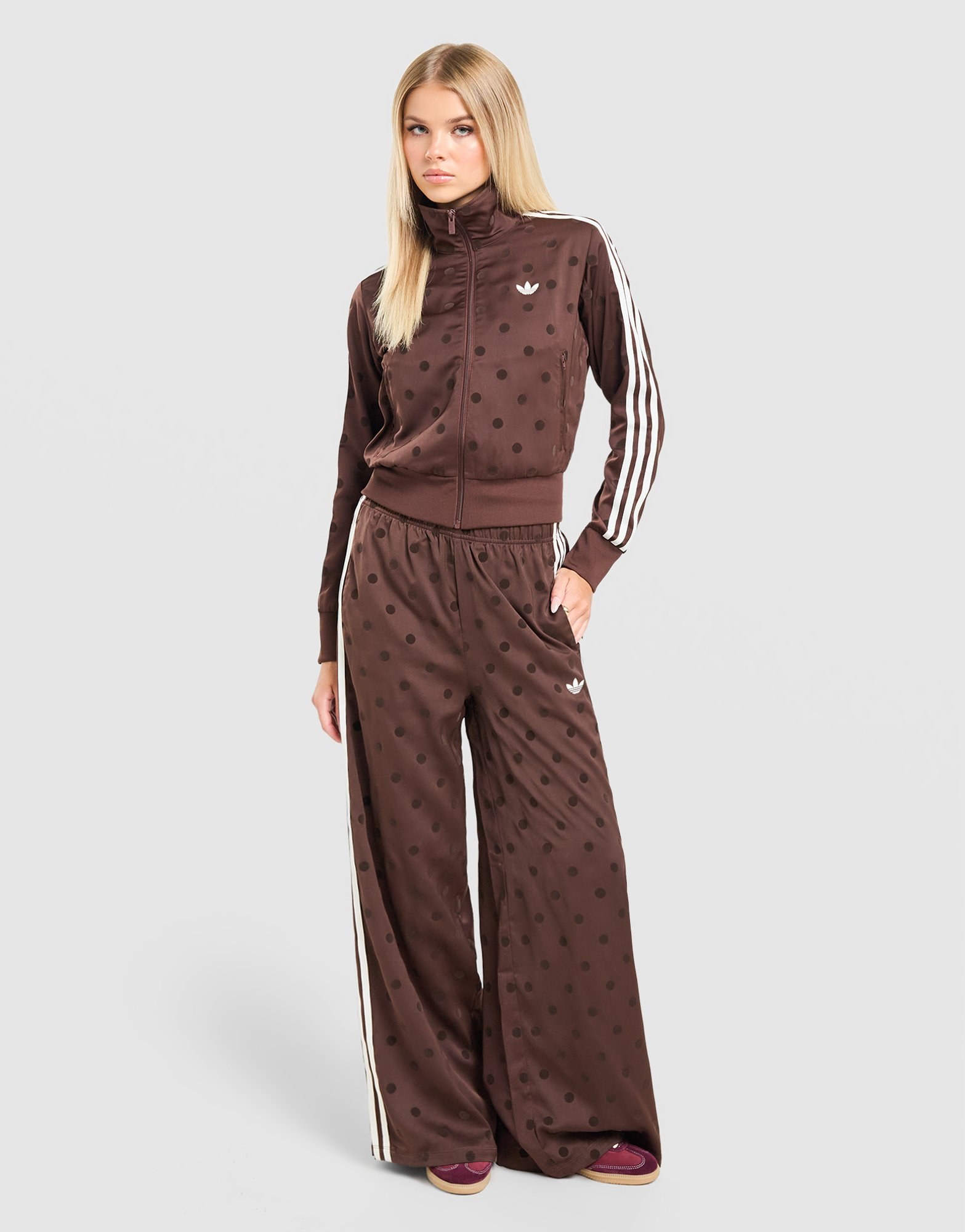 adidas Originals SATIN POLKA-DOTS TT Track Top