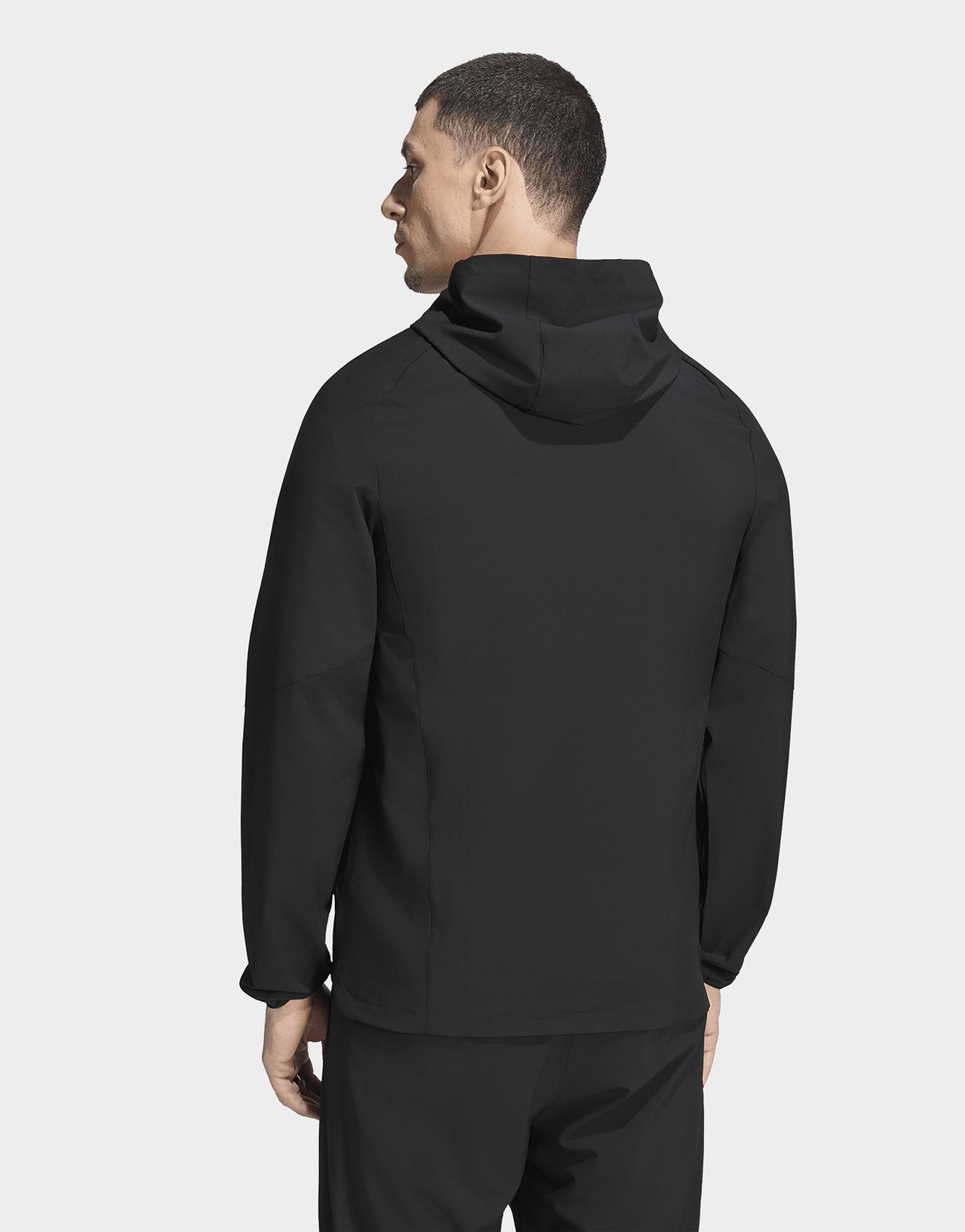 adidas Aston Villa Tiro Travel Windbreaker, Durchgehender Reißverschluss
