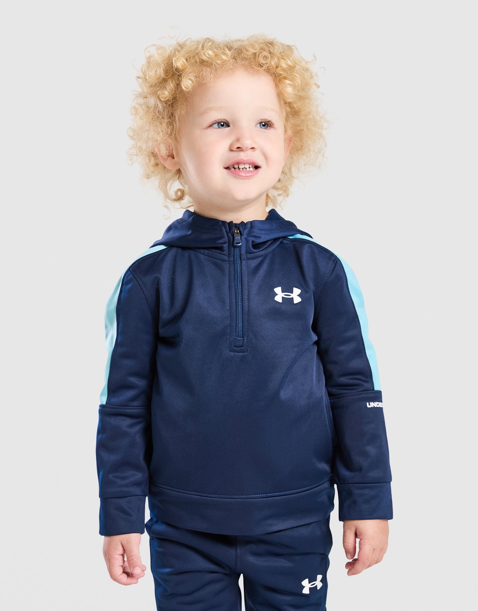 Under Armour Poly Colour Block 1/4-Zip Trainingsanzug Babys