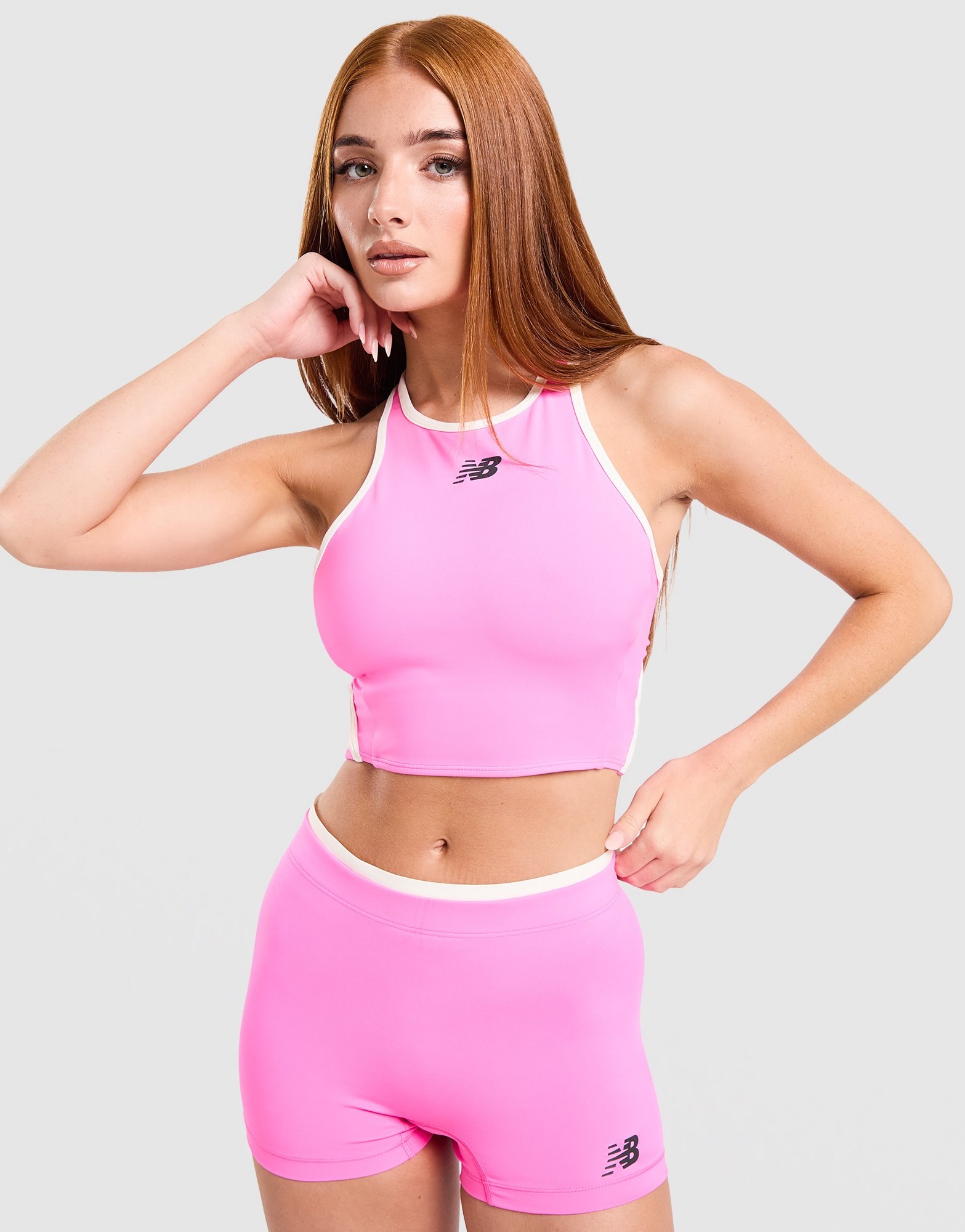 New Balance Running Fitted Crop Tank Top