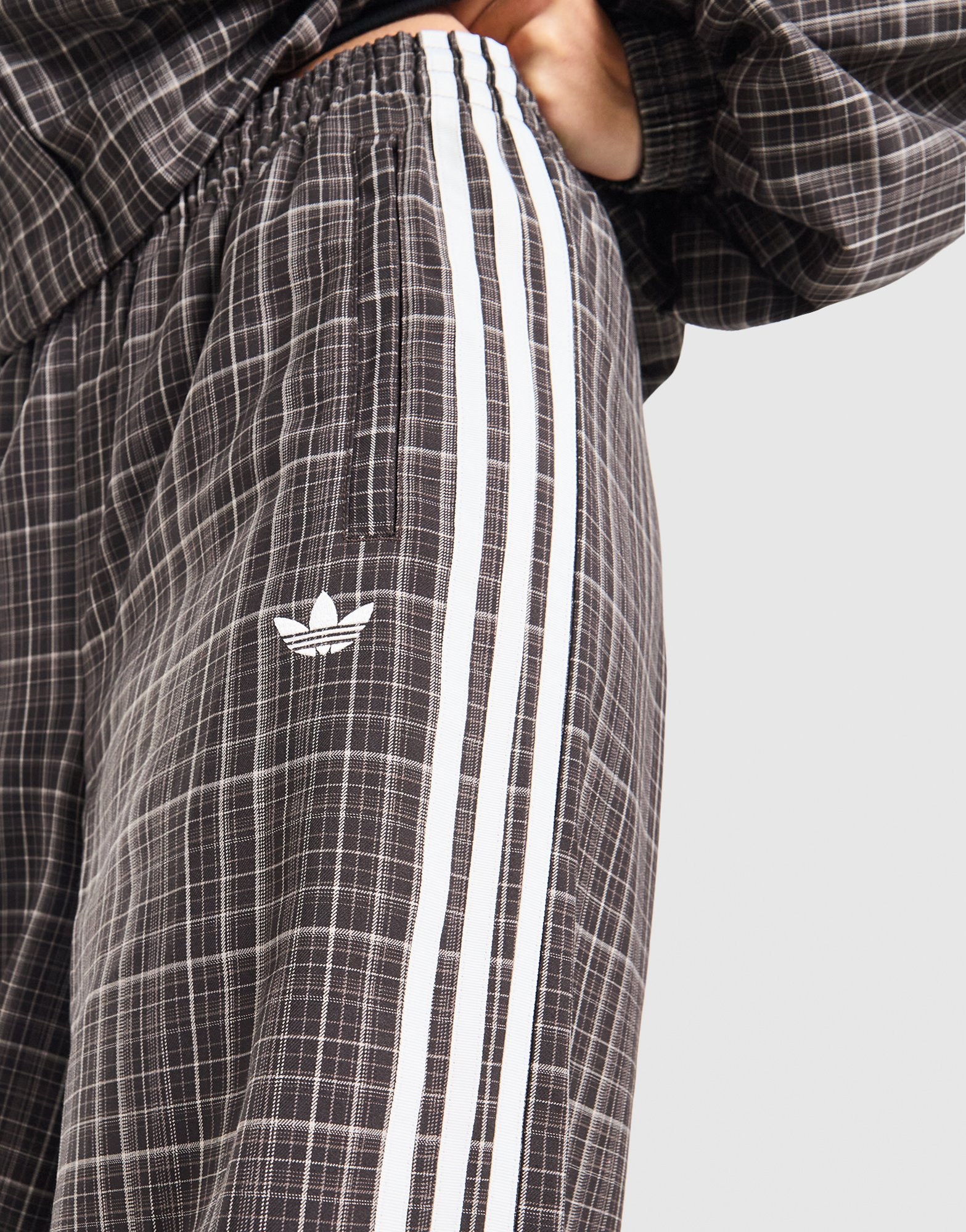 adidas Originals 3-Stripes Check Tailored Track Pants