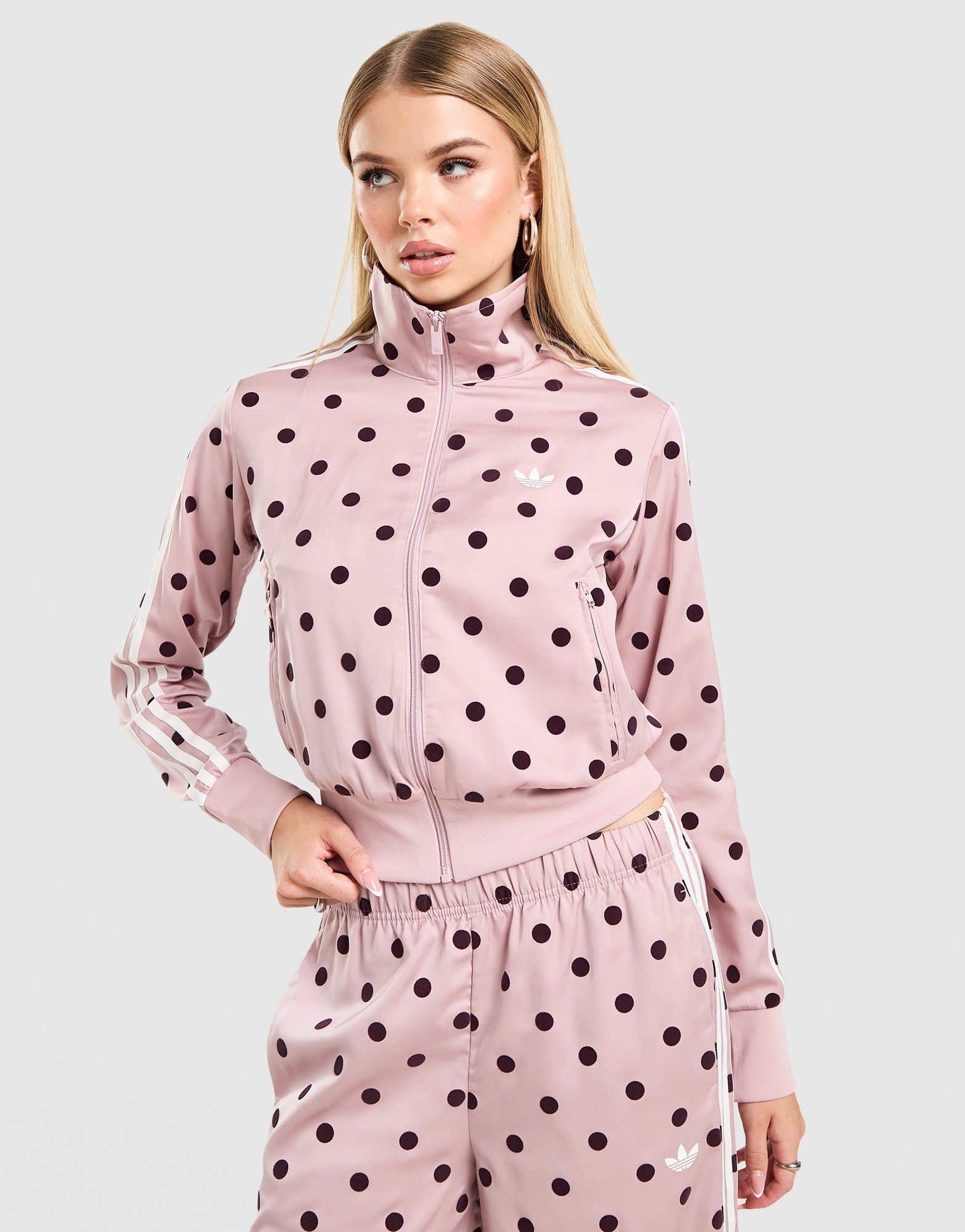 adidas Originals SATIN POLKA-DOTS TT Track Top