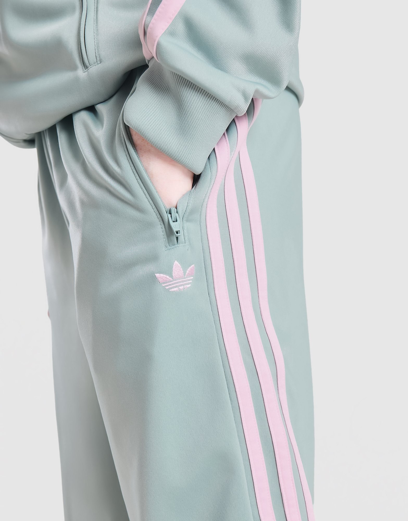 adidas Originals Girls' Firebird Wide Leg Joggers Junior
