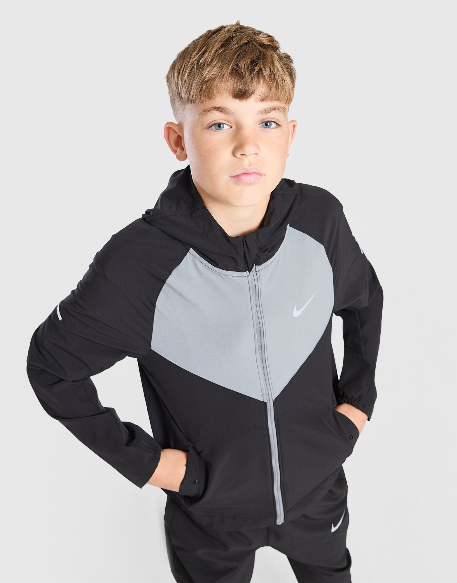 Nike Miler Colourblock Jacke Kinder