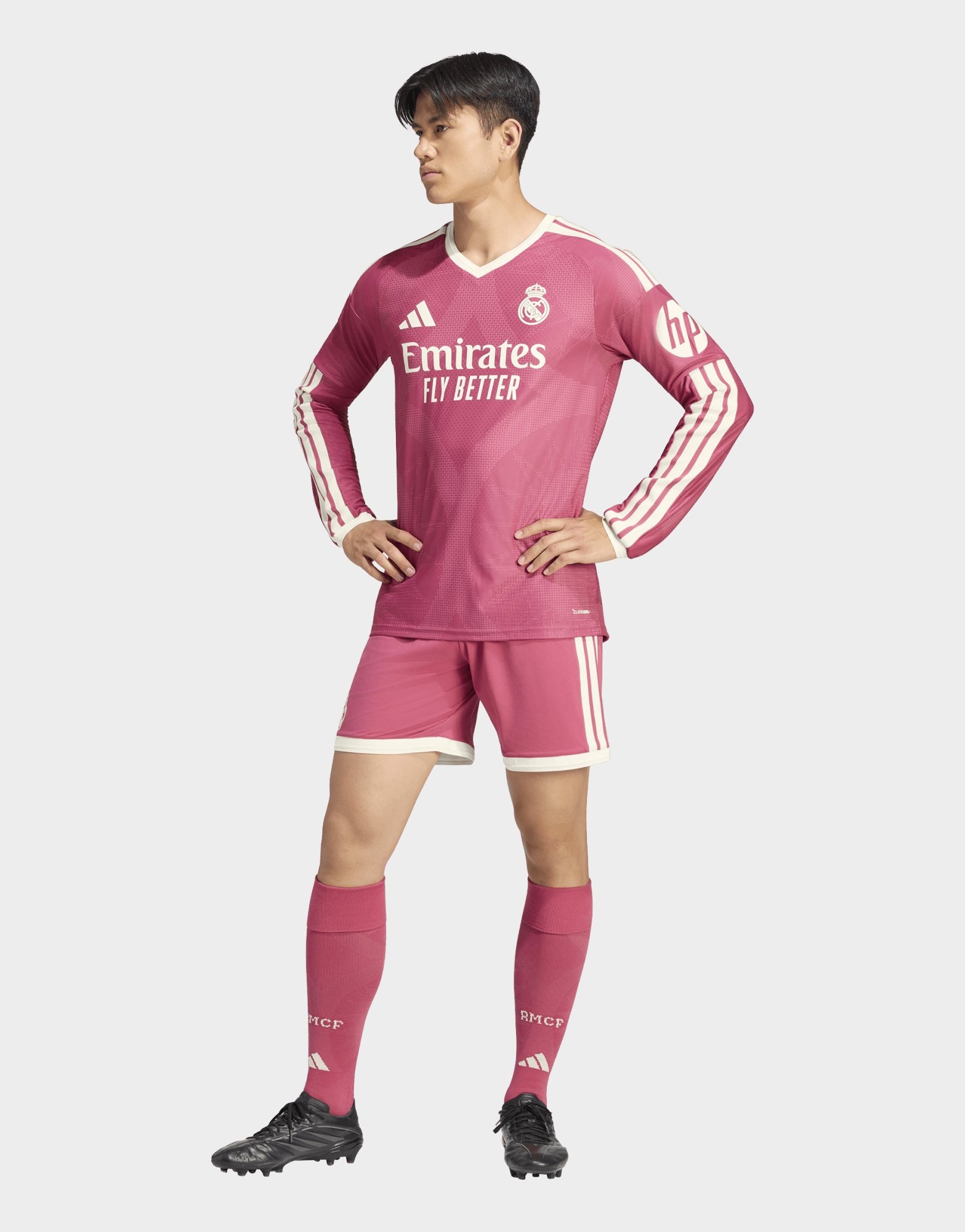 adidas Real Madrid 26/27 Authentic Ausweichtrikot, Langärmelig
