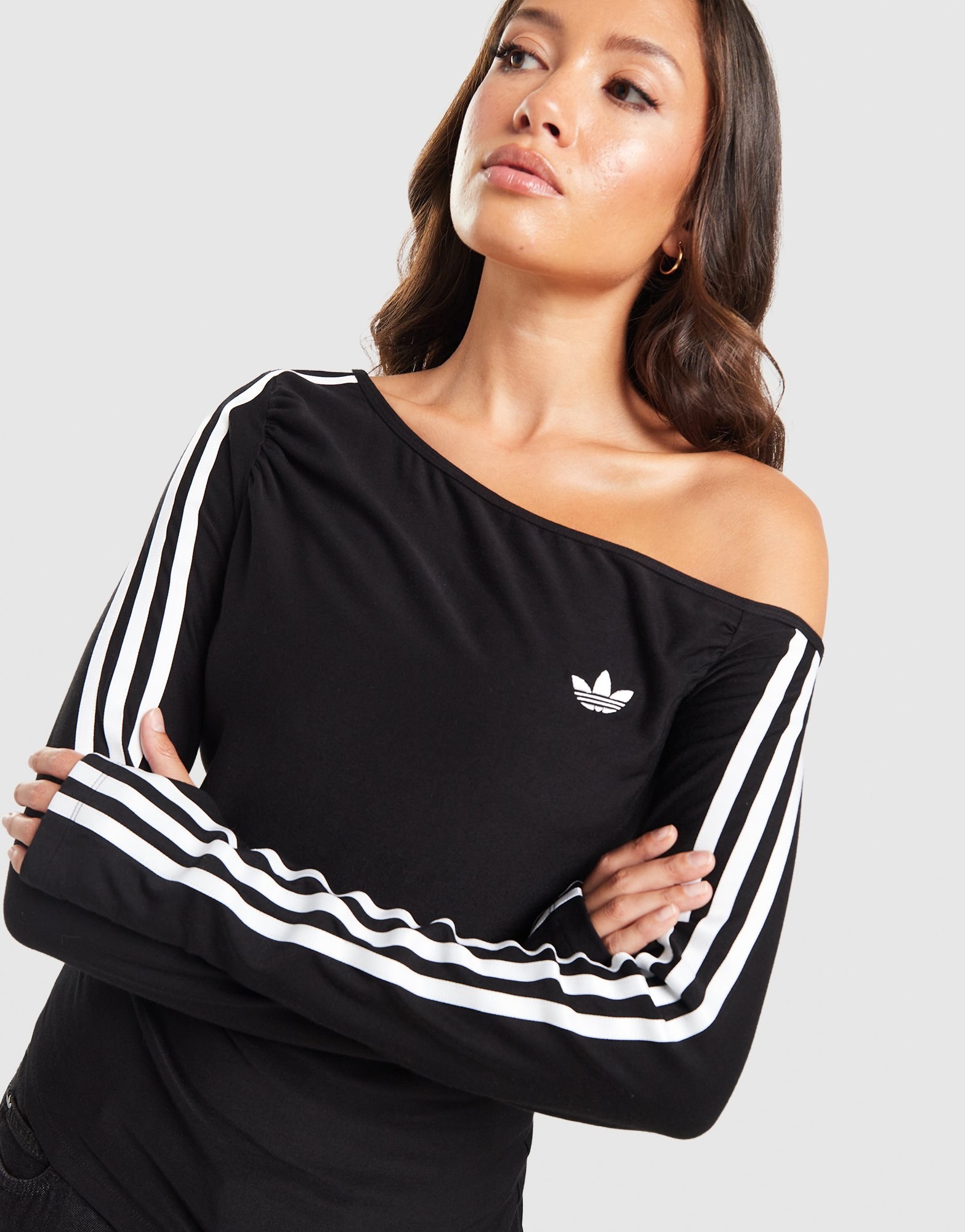 adidas Originals Longsleeve Asymmetric One Shoulder Oberteil
