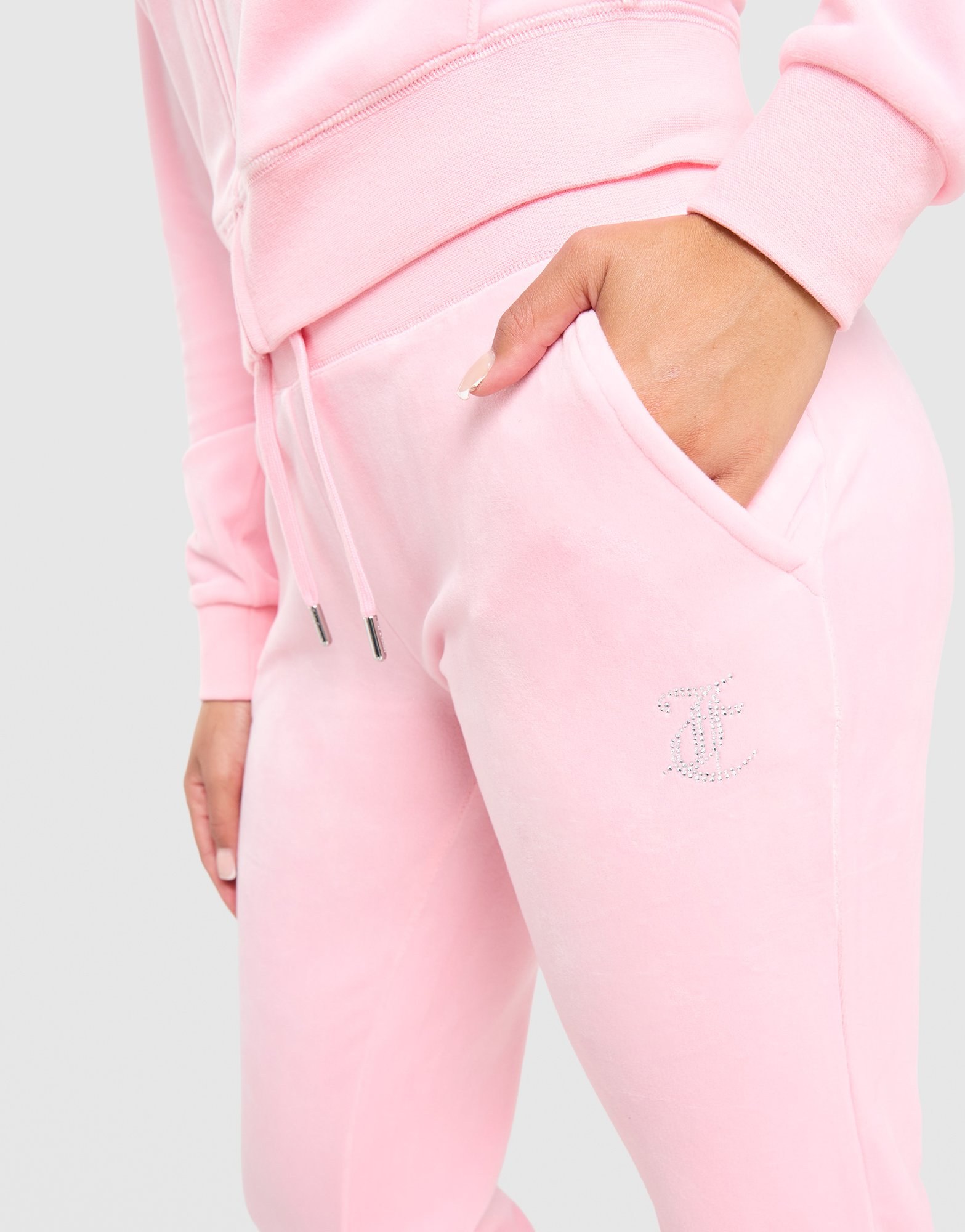 JUICY COUTURE Diamante JC Logo Jogginghose