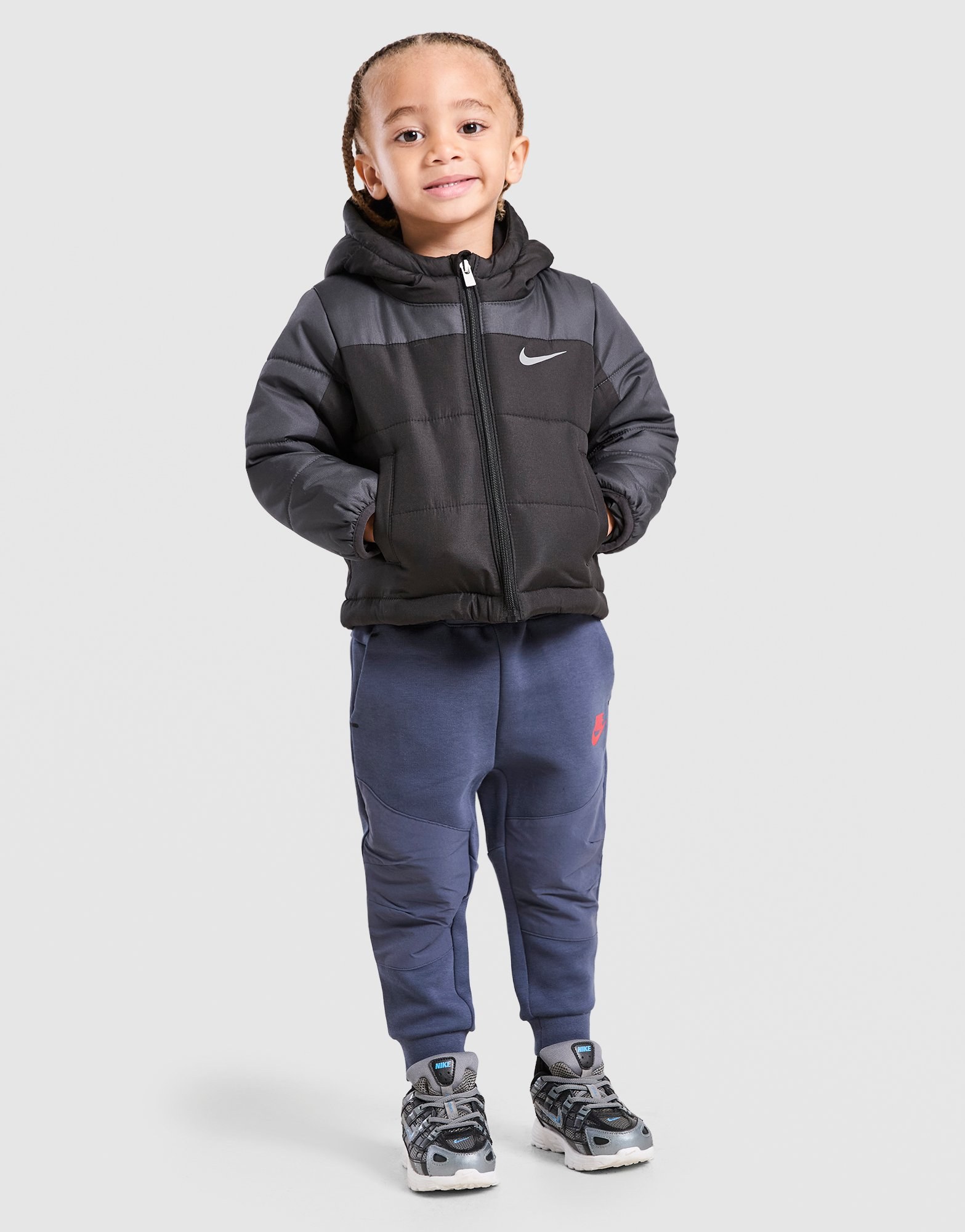 Nike Colour Block Baffled Jacket Infant