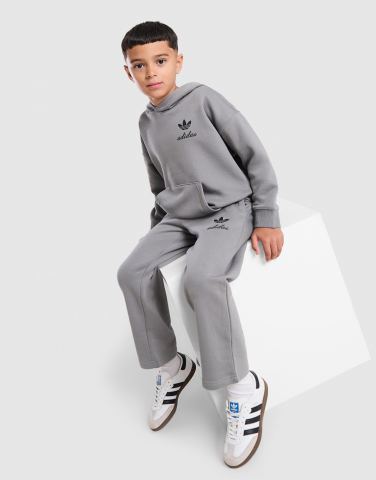 adidas Originals Script Overhead Wide Leg Trainingsanzug Kleinkinder