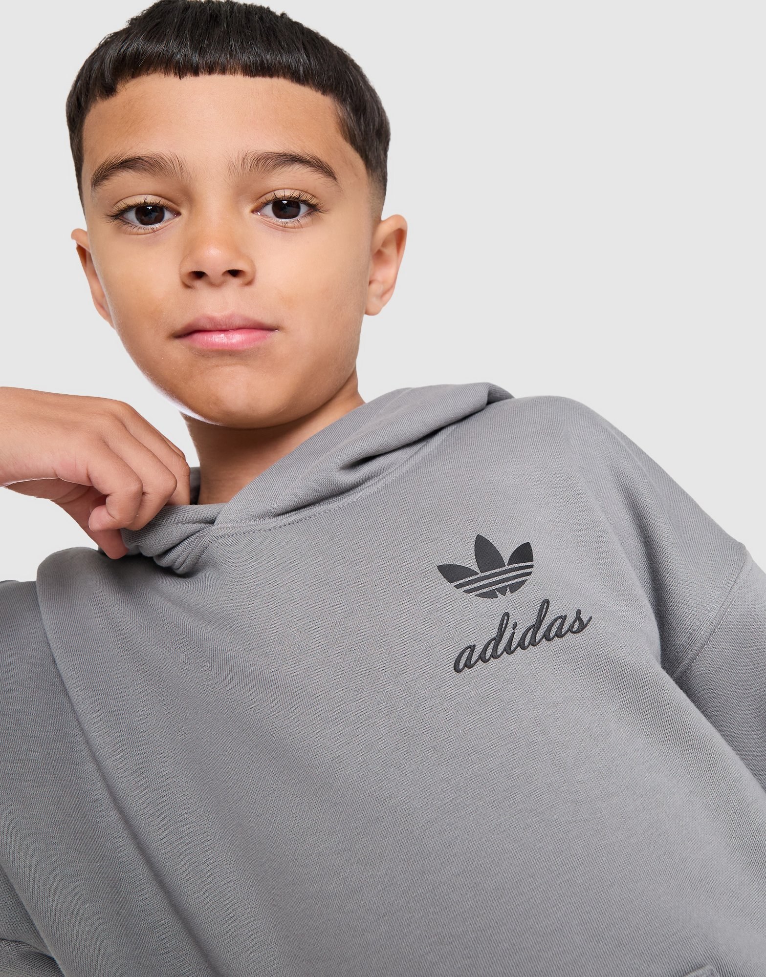 adidas Originals Script Overhead Wide Leg Trainingsanzug Kleinkinder