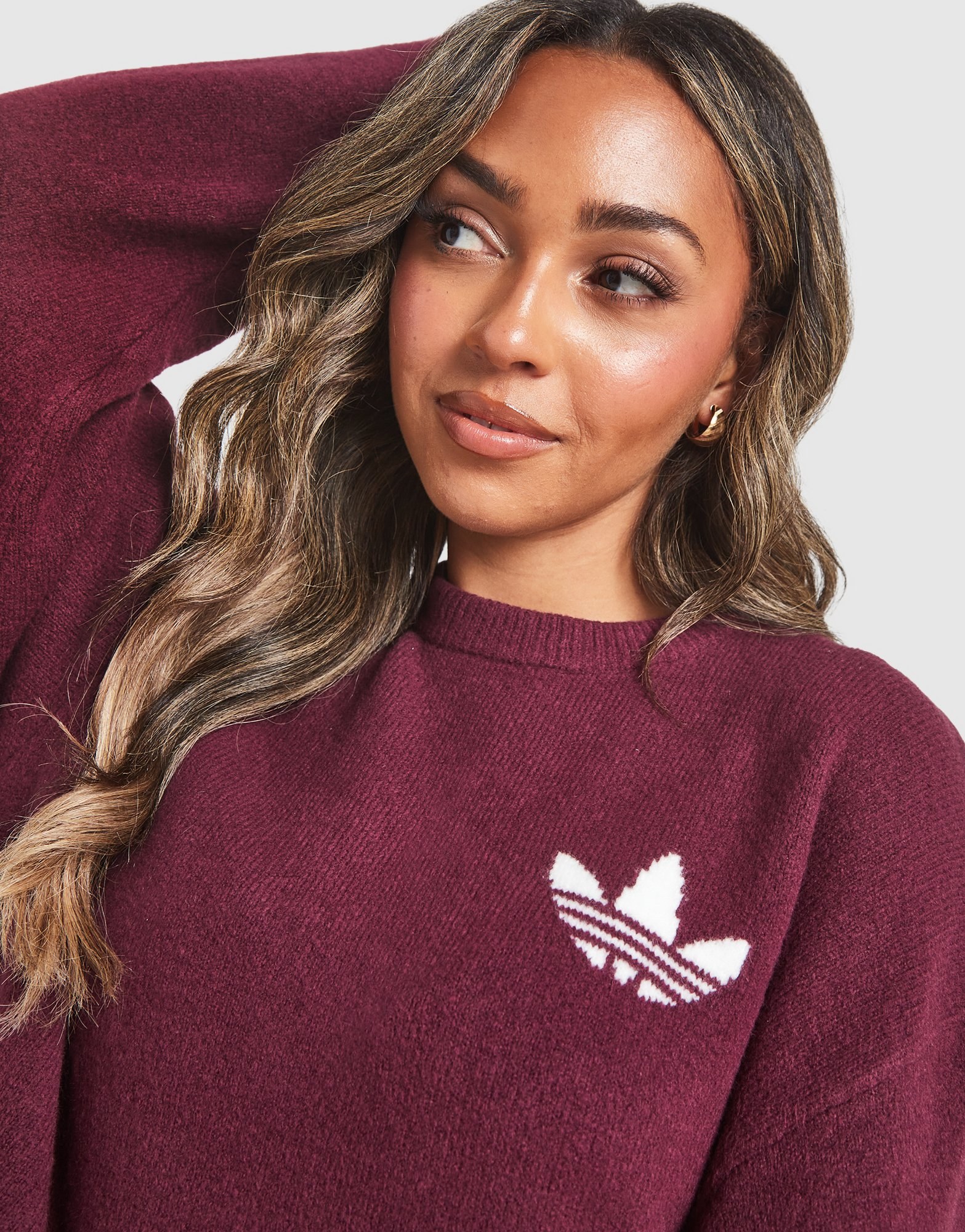 adidas Originals Trefoil Knit Crew Sweatshirt