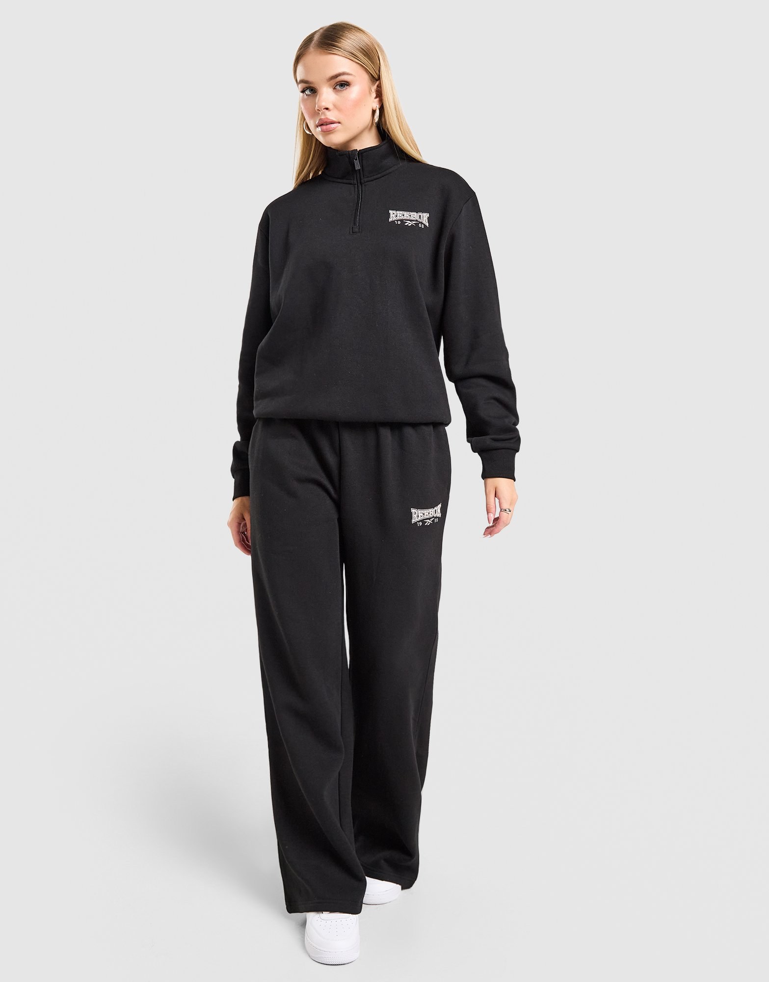 Reebok College Wide Leg Jogginghose