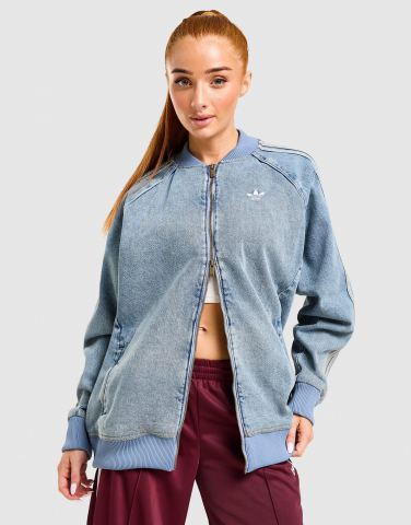adidas Originals Denim Oversized Trainingsoberteil