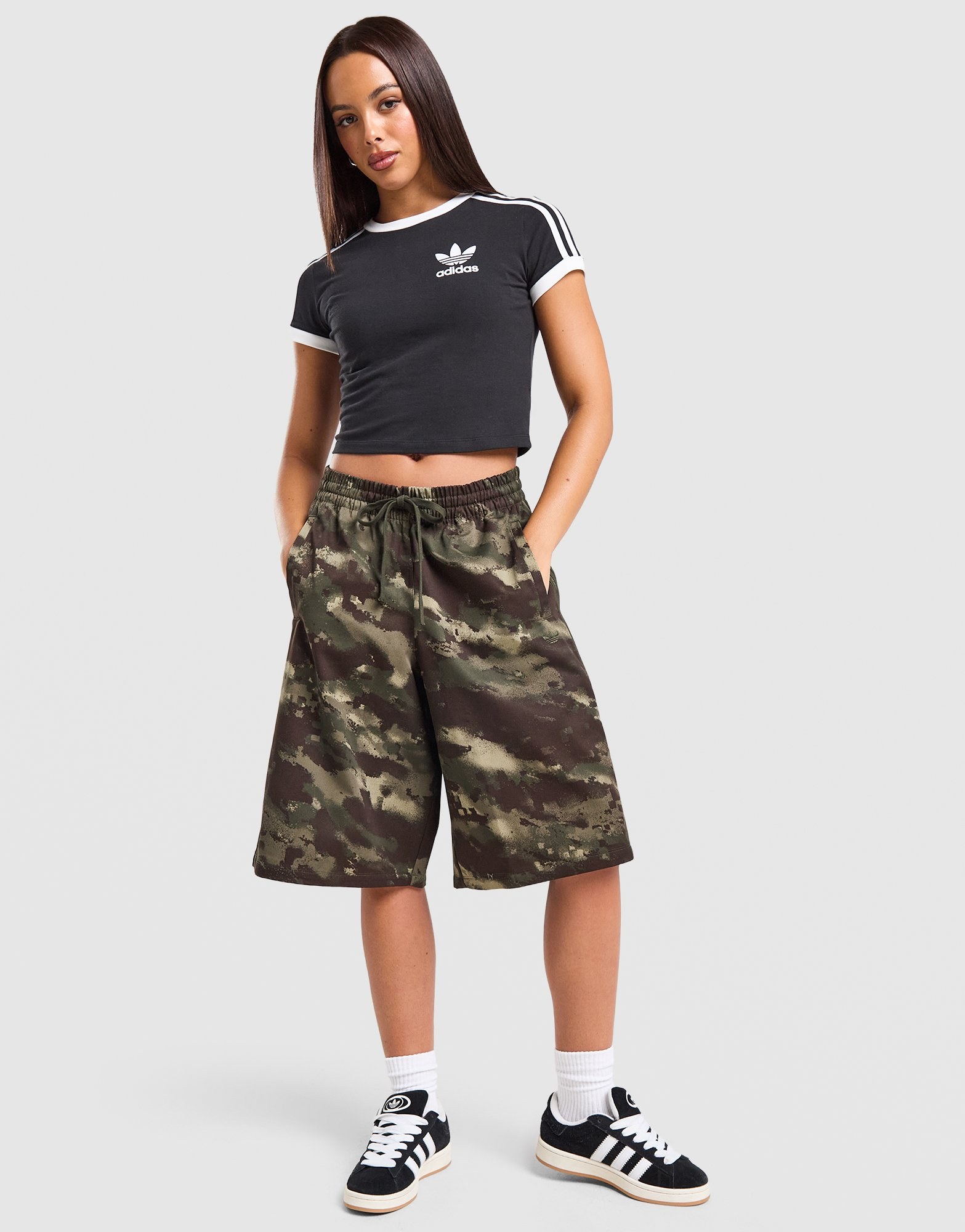 adidas Originals Camo 3-Streifen Jorts