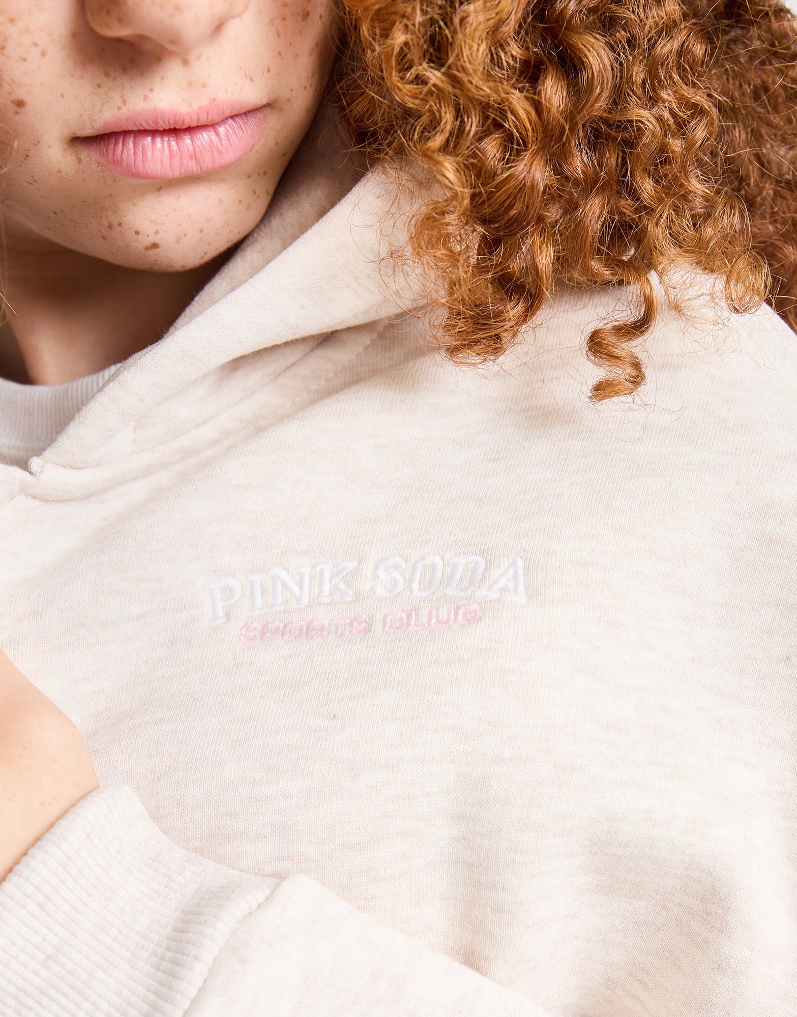 Pink Soda Sport Girls' Swirl Cropped Hoodie Kinder