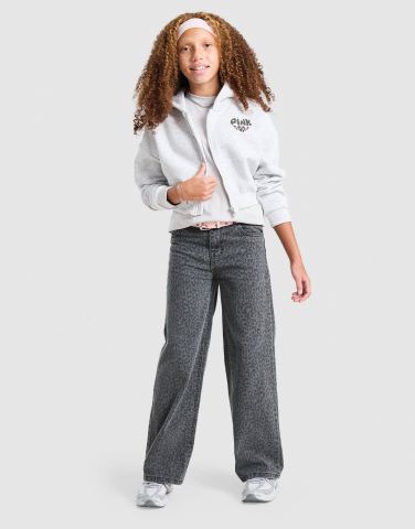 Pink Soda Sport Girls' Leopard Crop Hoodie Kinder