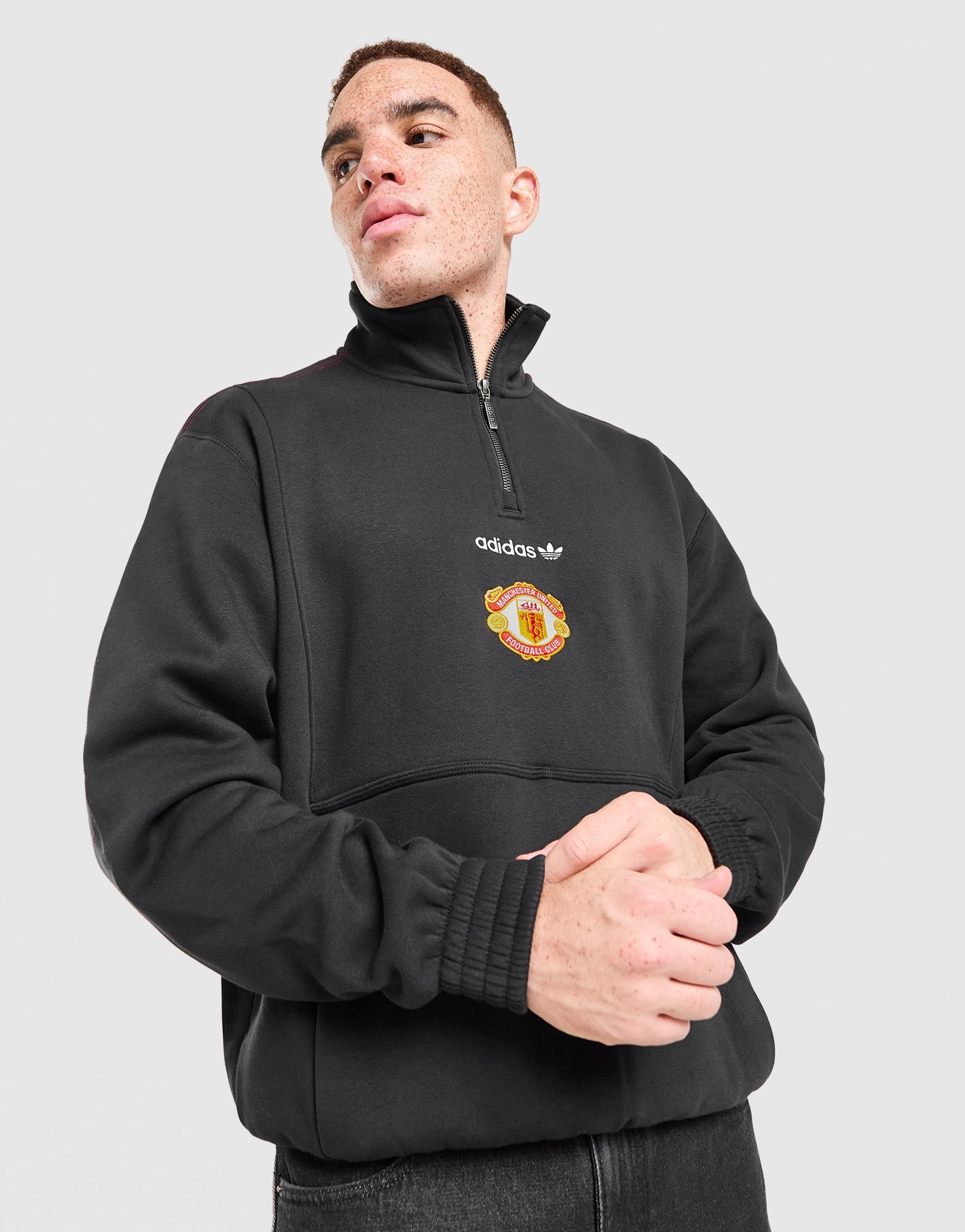 adidas Manchester United EQT Oberteil, Reißverschluss Bis Zur Brust