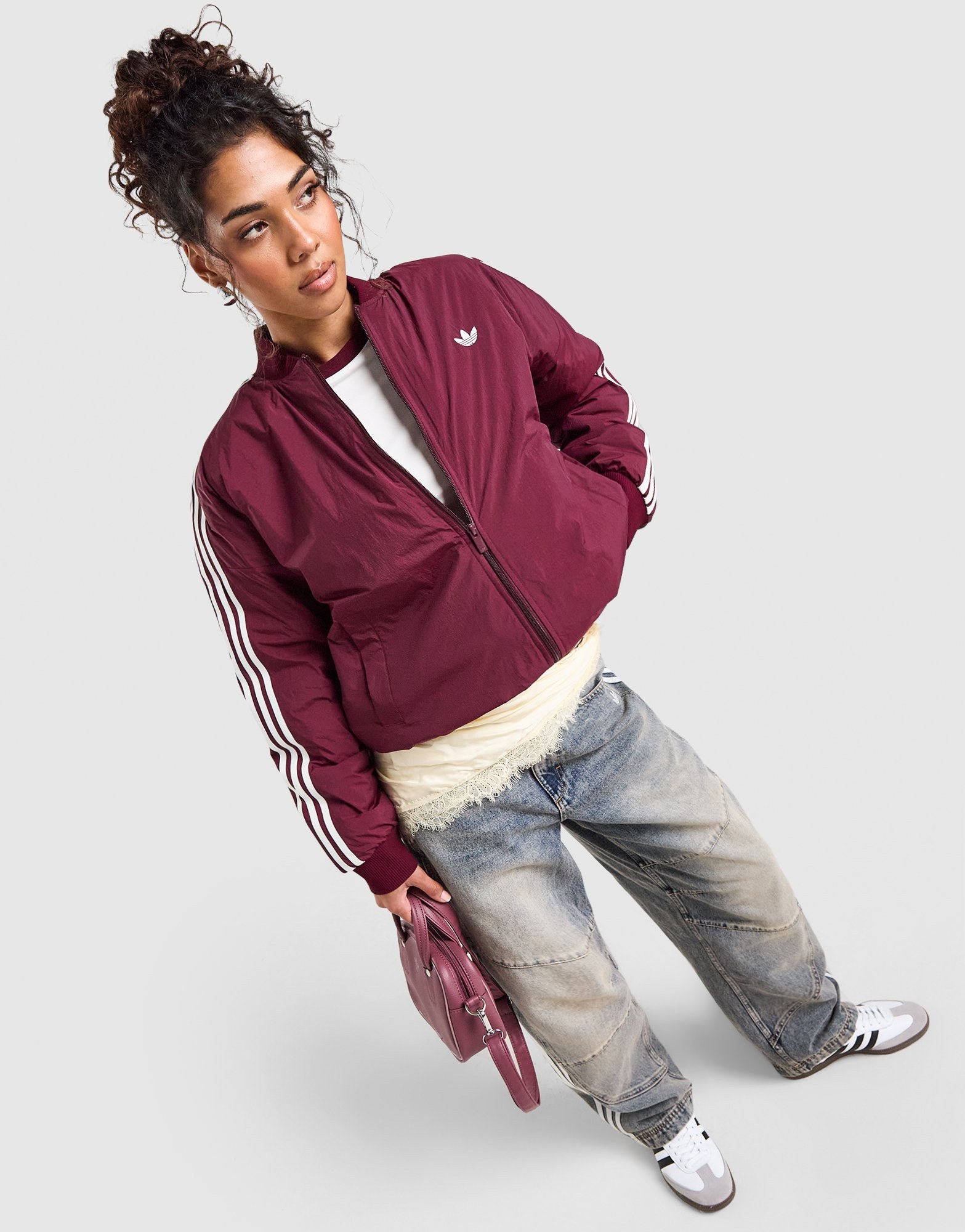 adidas 3-Streifen Bomber Jacke