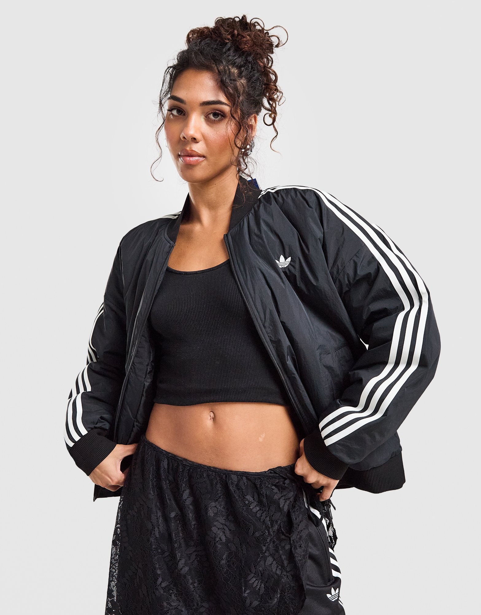 adidas 3-Streifen Bomber Jacke