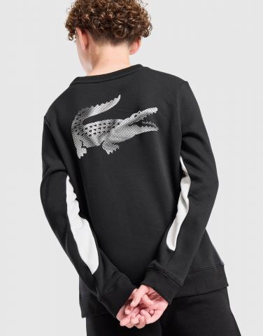 Lacoste Colour Block Fleece Crew Sweatshirt Kinder