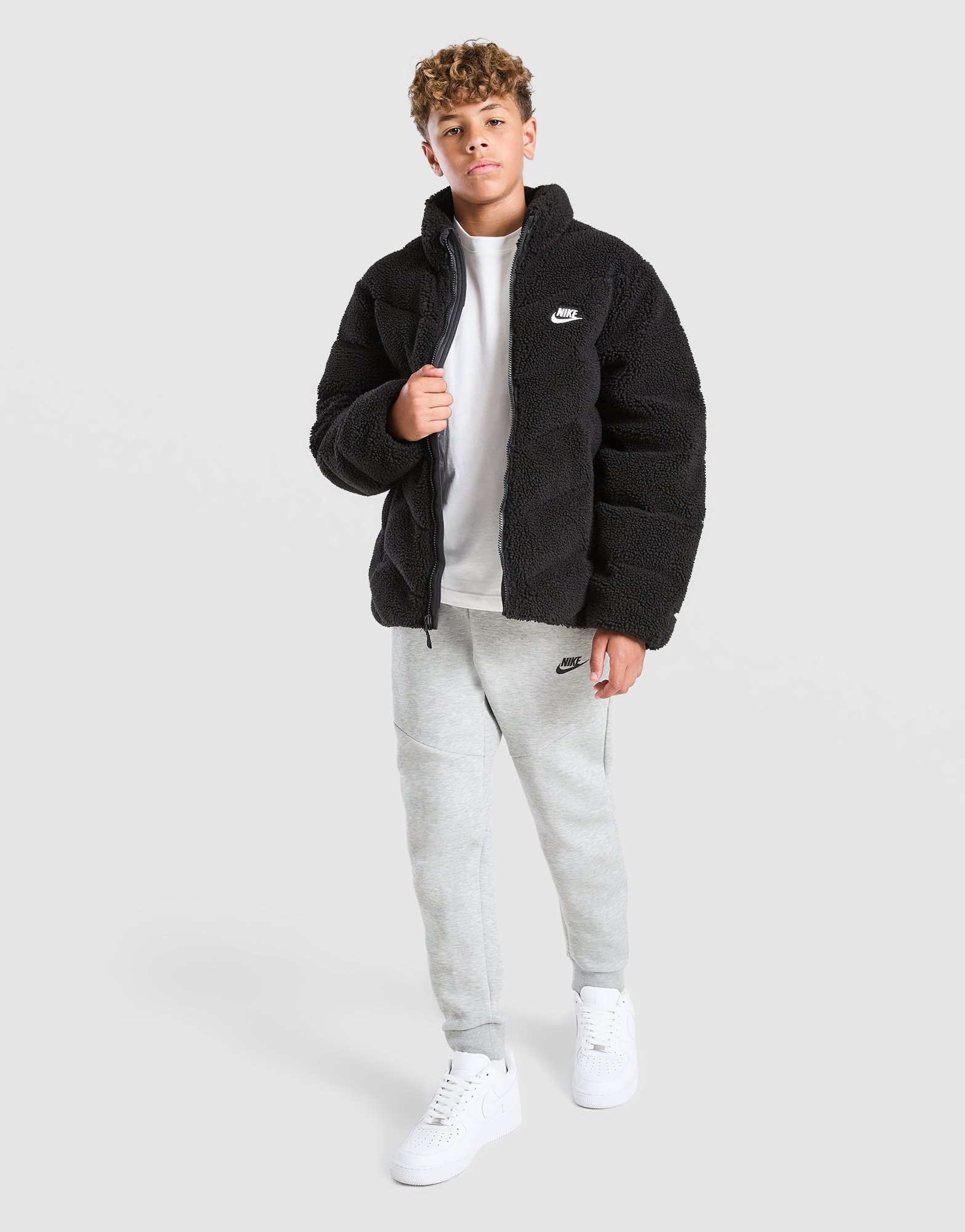 Nike Sportswear Sherpa Jacke Kinder