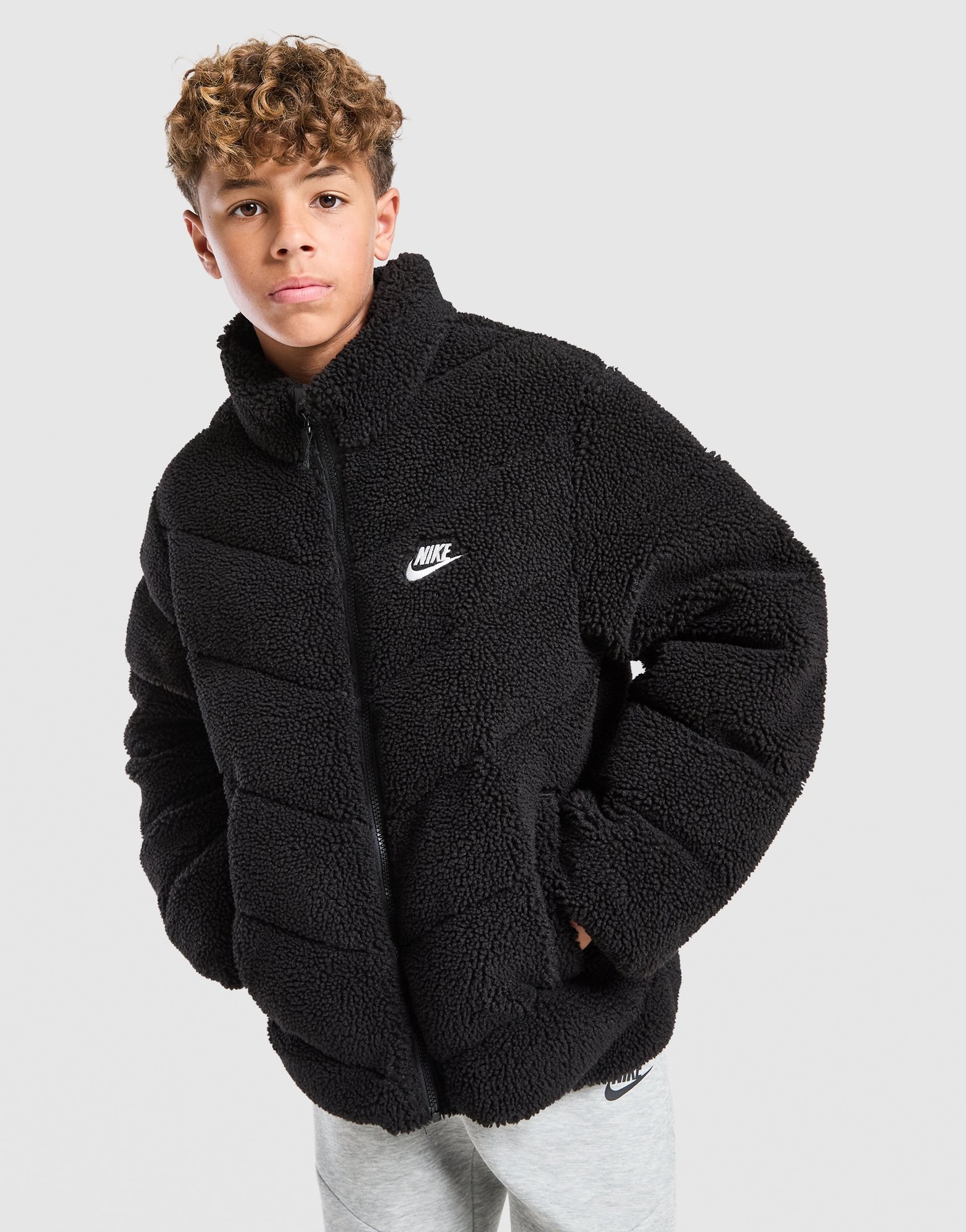 Nike Sportswear Sherpa Jacke Kinder