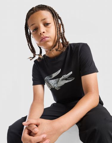 Lacoste Large Logo Croc T-Shirt Kinder