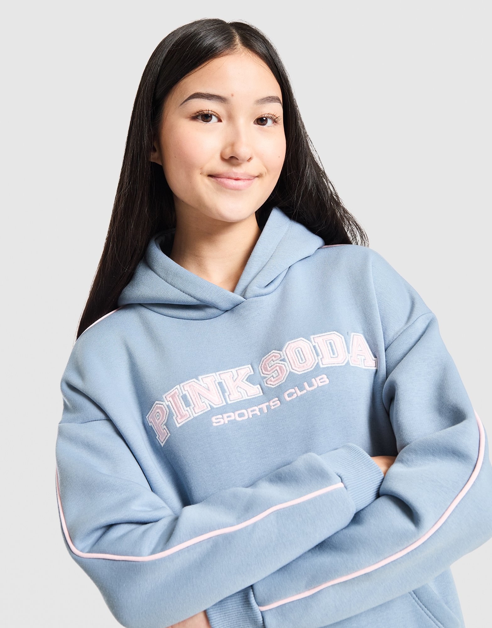 Pink Soda Sport Girls' Swirl Overhead Hoodie Kinder