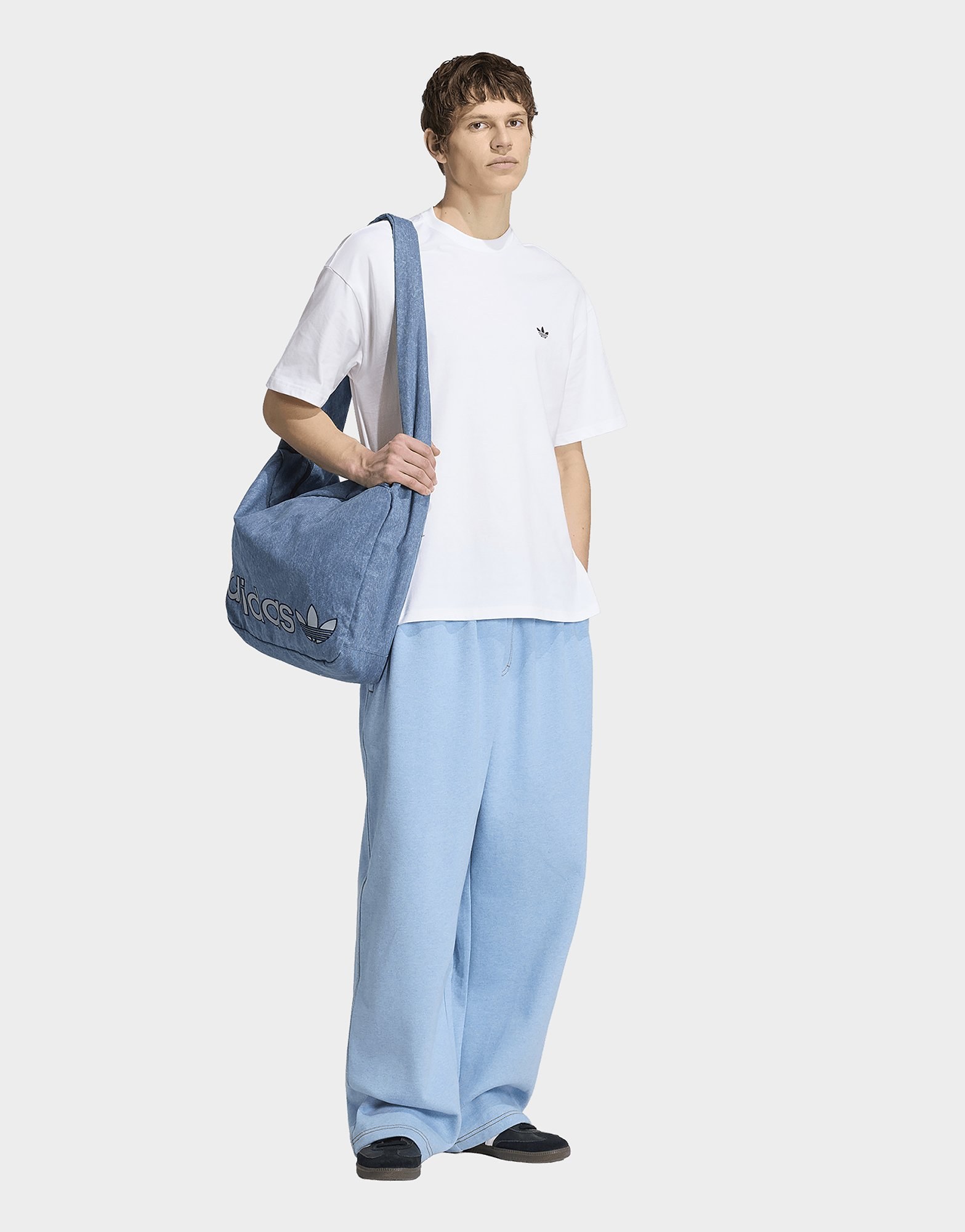adidas Trefoil Essentials Baggy-hose, Meliert, Beinabschlüsse Ohne Saum