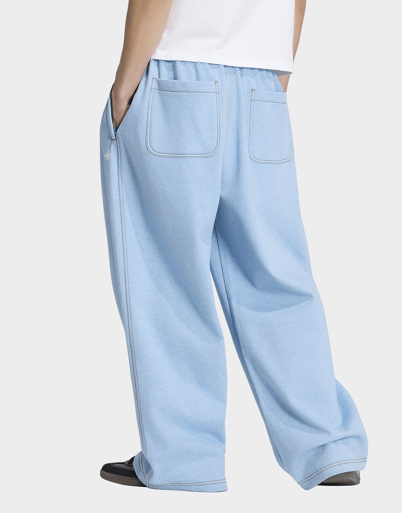 adidas Trefoil Essentials Baggy-hose, Meliert, Beinabschlüsse Ohne Saum