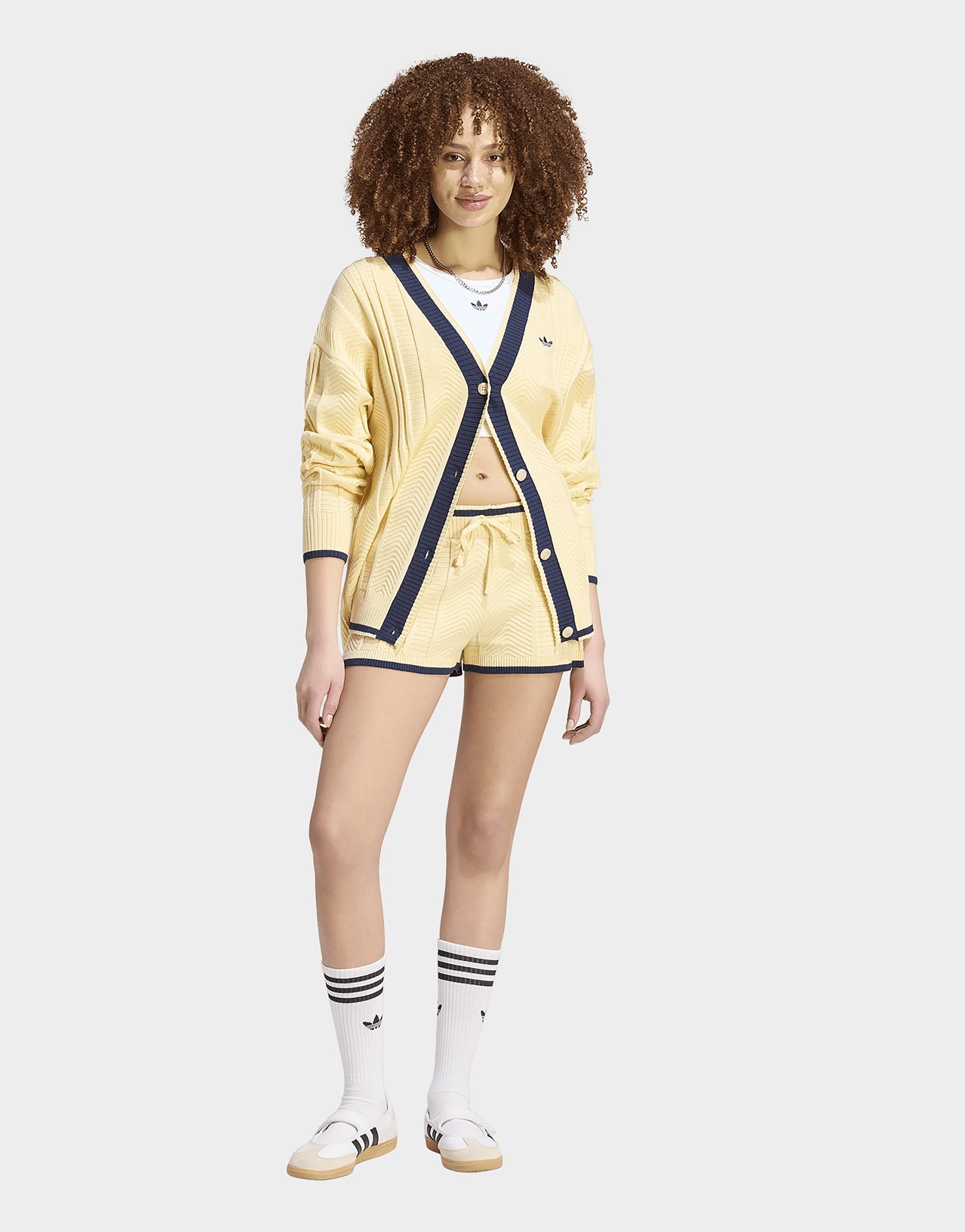 adidas Zopfmuster-strickjacke