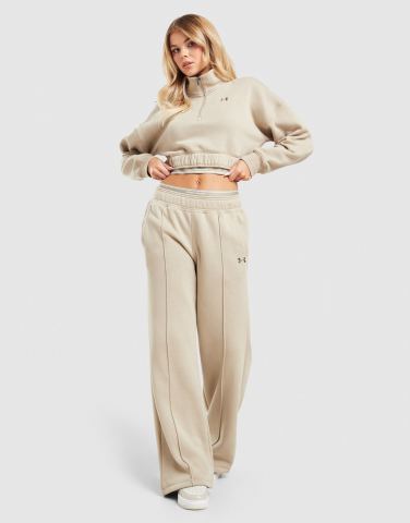 Under Armour Wordmark 1/4 Zip Cropped Sweatshirt