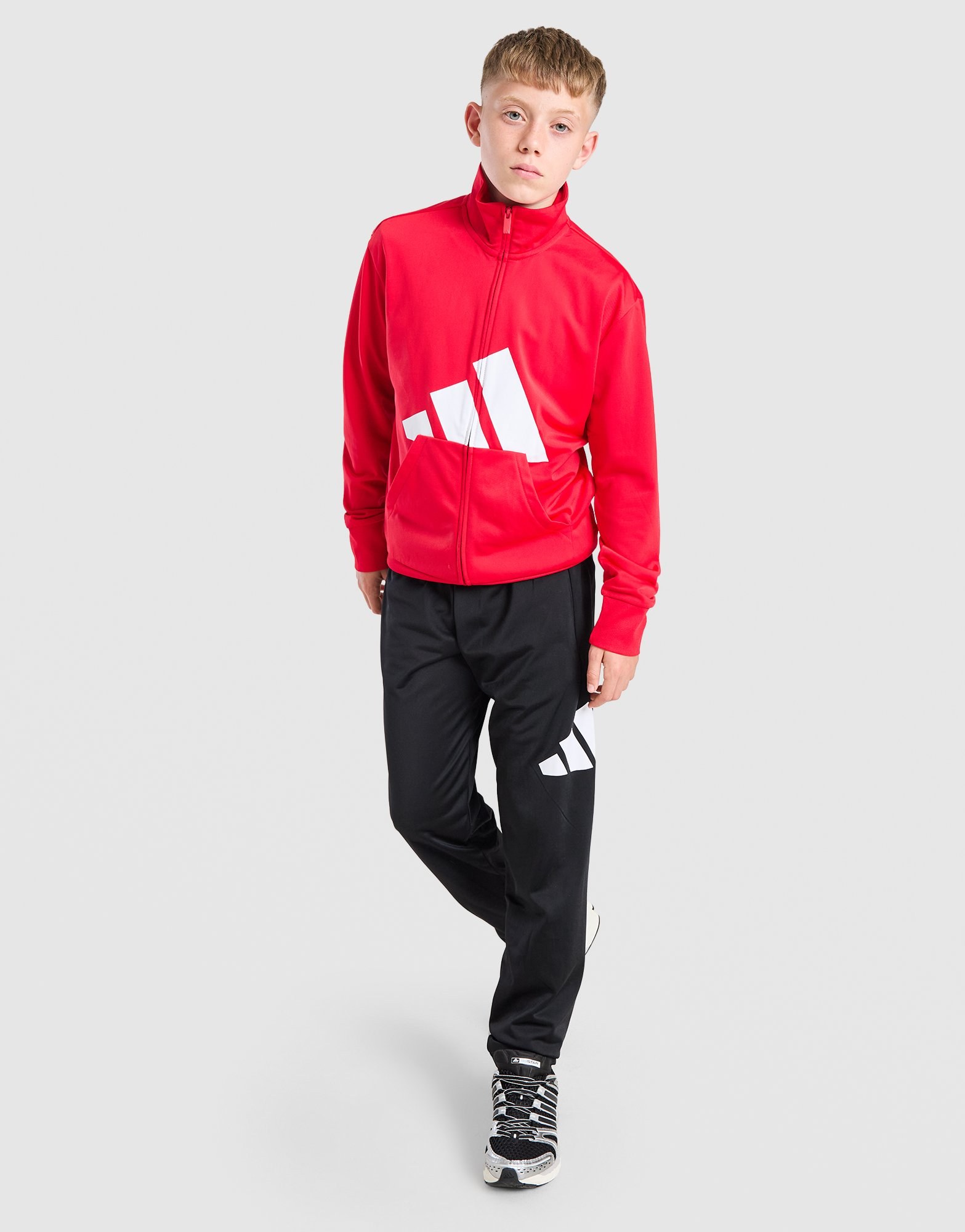 adidas Tricot Large Logo Trainingsanzug Kinder