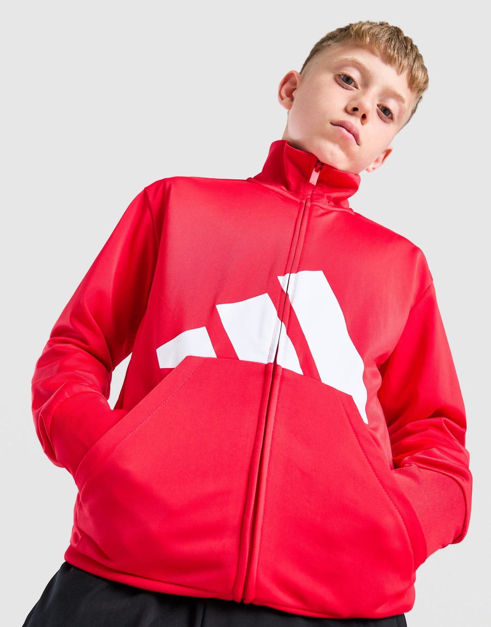 adidas Tricot Large Logo Trainingsanzug Kinder