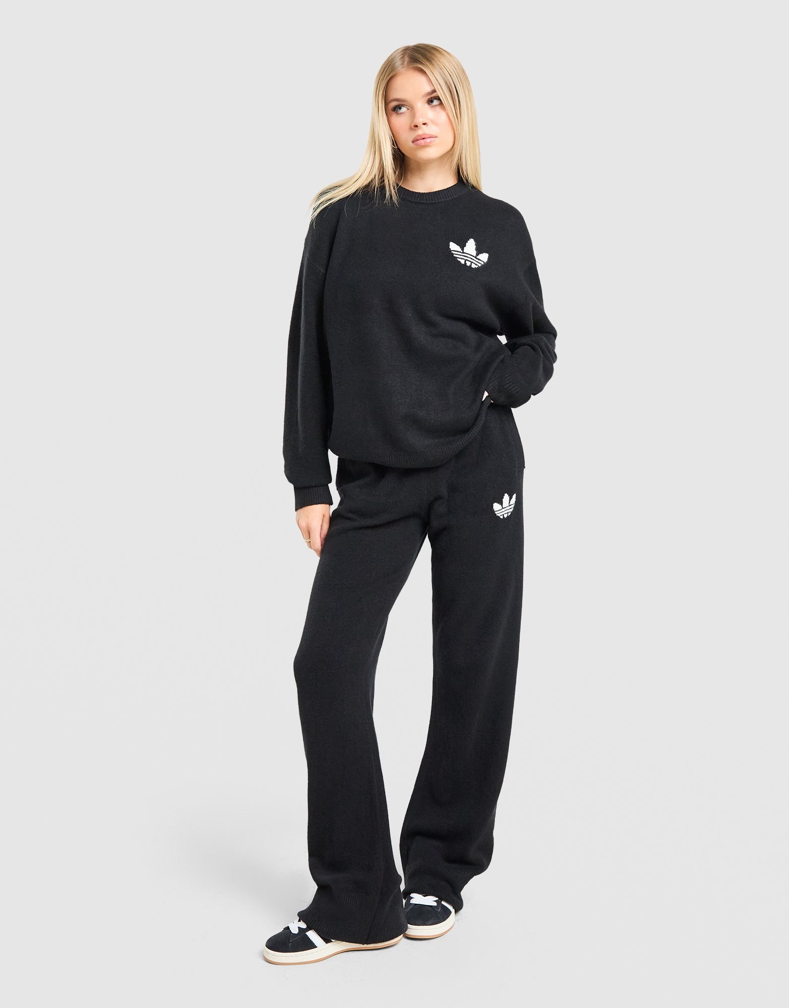 adidas Originals Trefoil Knit Crew Sweatshirt