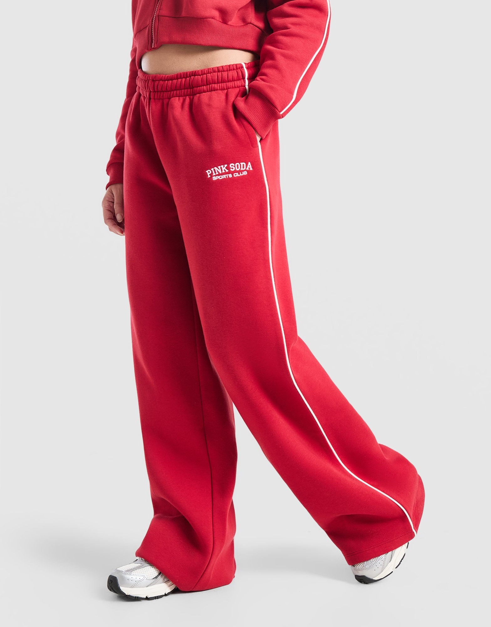 Pink Soda Sport Girls' Swirl Wide Leg Jogginghose Kinder