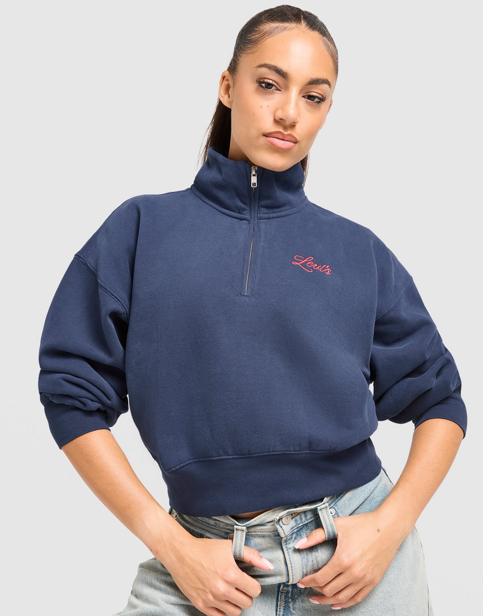LEVI'S Swirl 1/4 Zip Sweatshirt