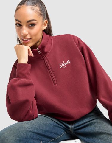 LEVI'S Swirl 1/4 Zip Sweatshirt