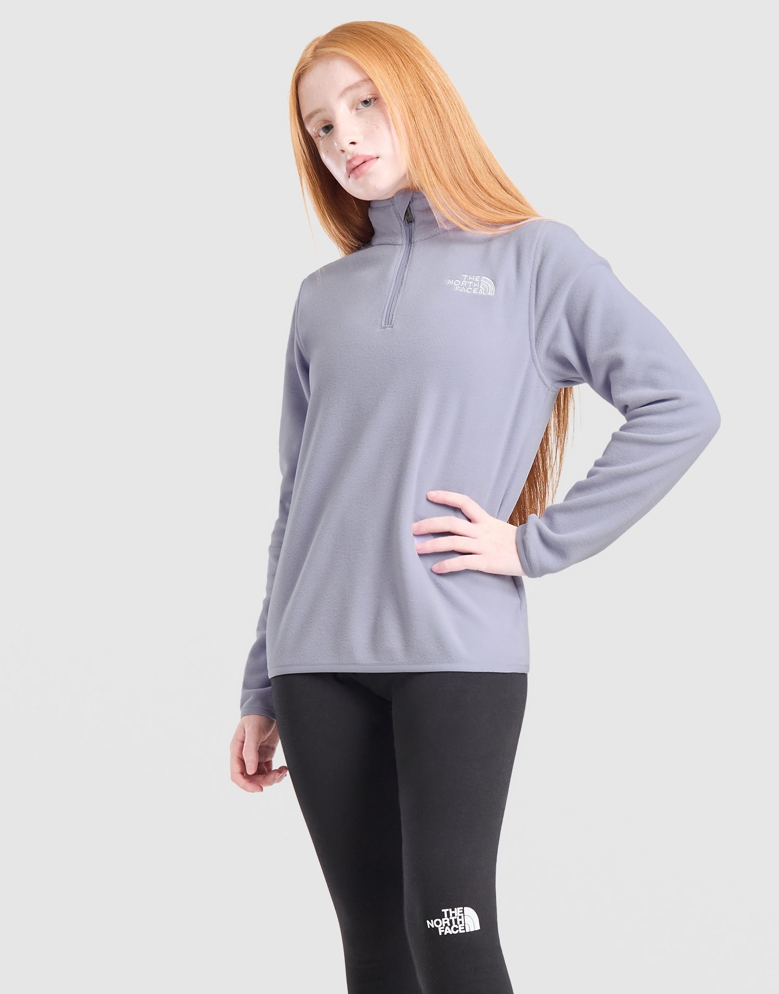 The North Face Girls' Glacier 1/2 Zip Fleece Top Kinder