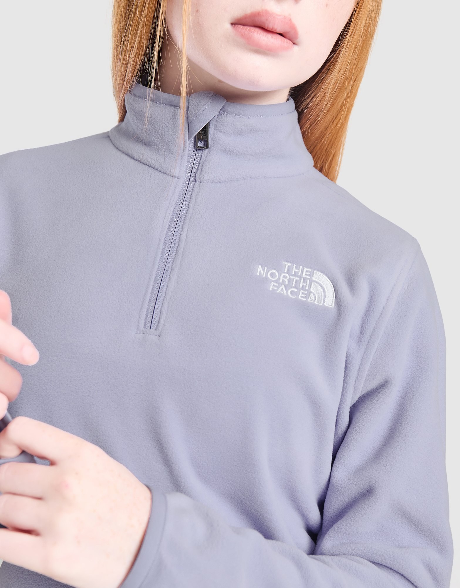 The North Face Girls' Glacier 1/2 Zip Fleece Top Kinder