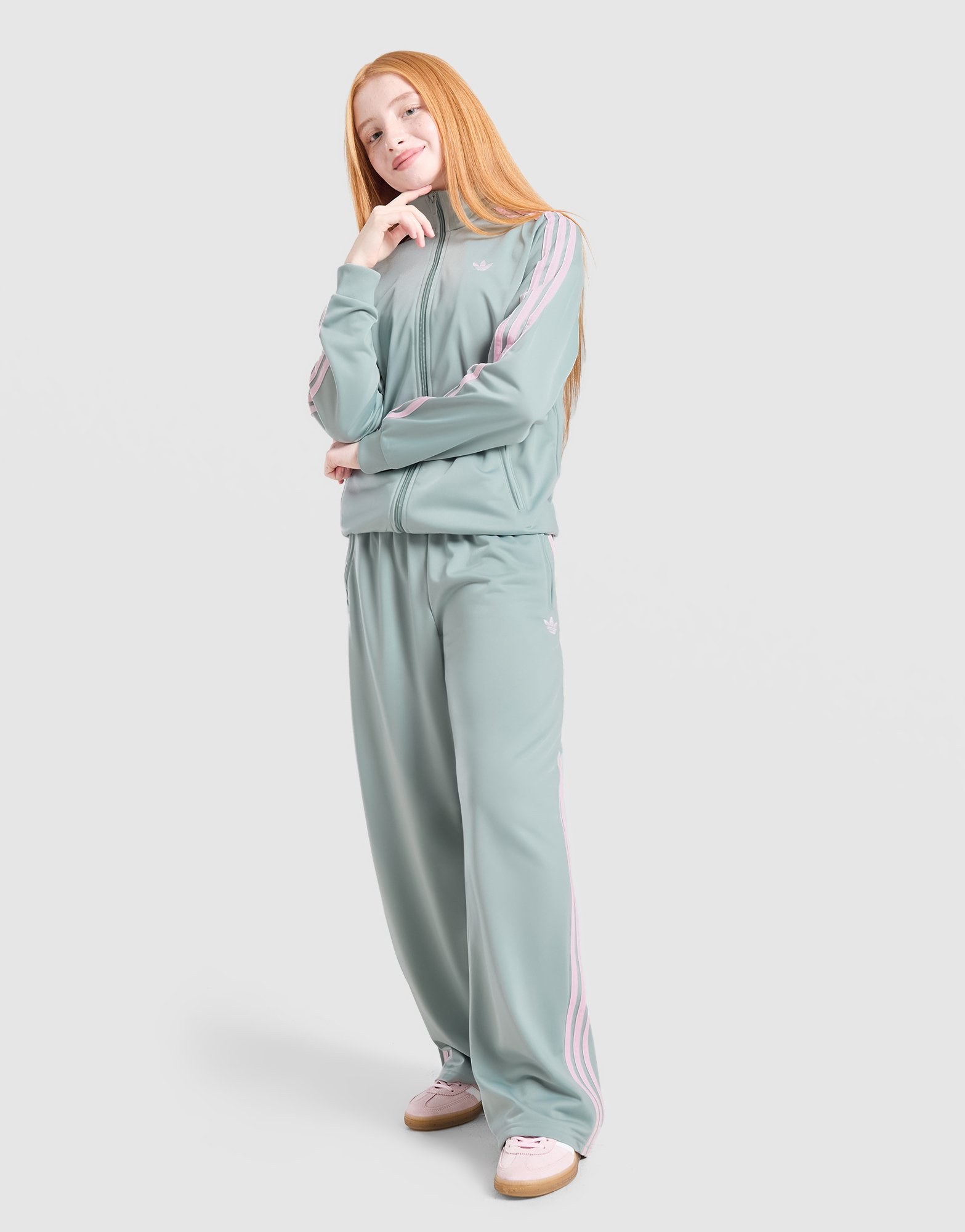 adidas Originals Girls' Firebird Full Zip Track Trainingsoberteil Kinder