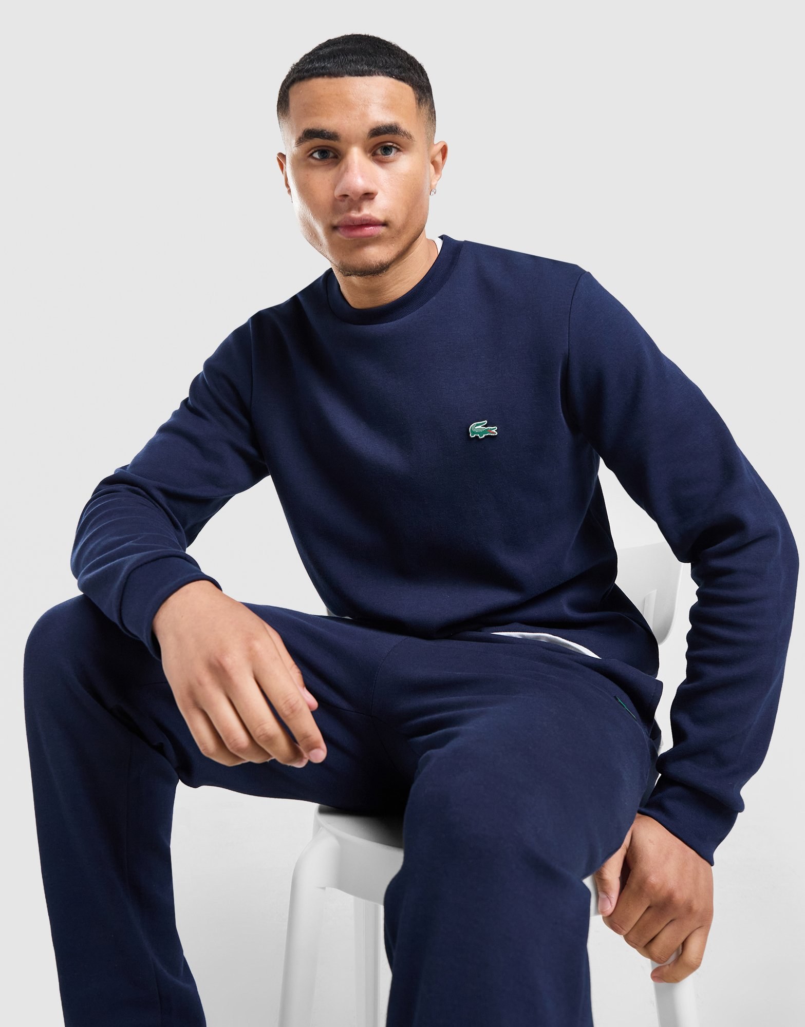 Lacoste Double Knit Crew Sweatshirt