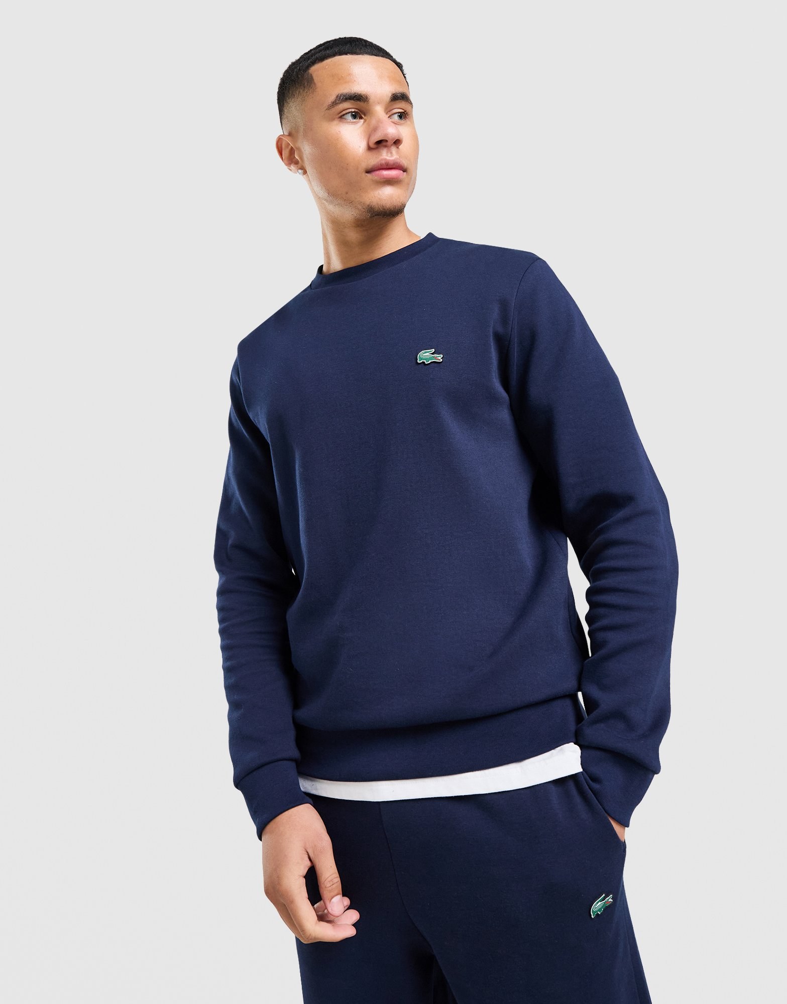 Lacoste Double Knit Crew Sweatshirt