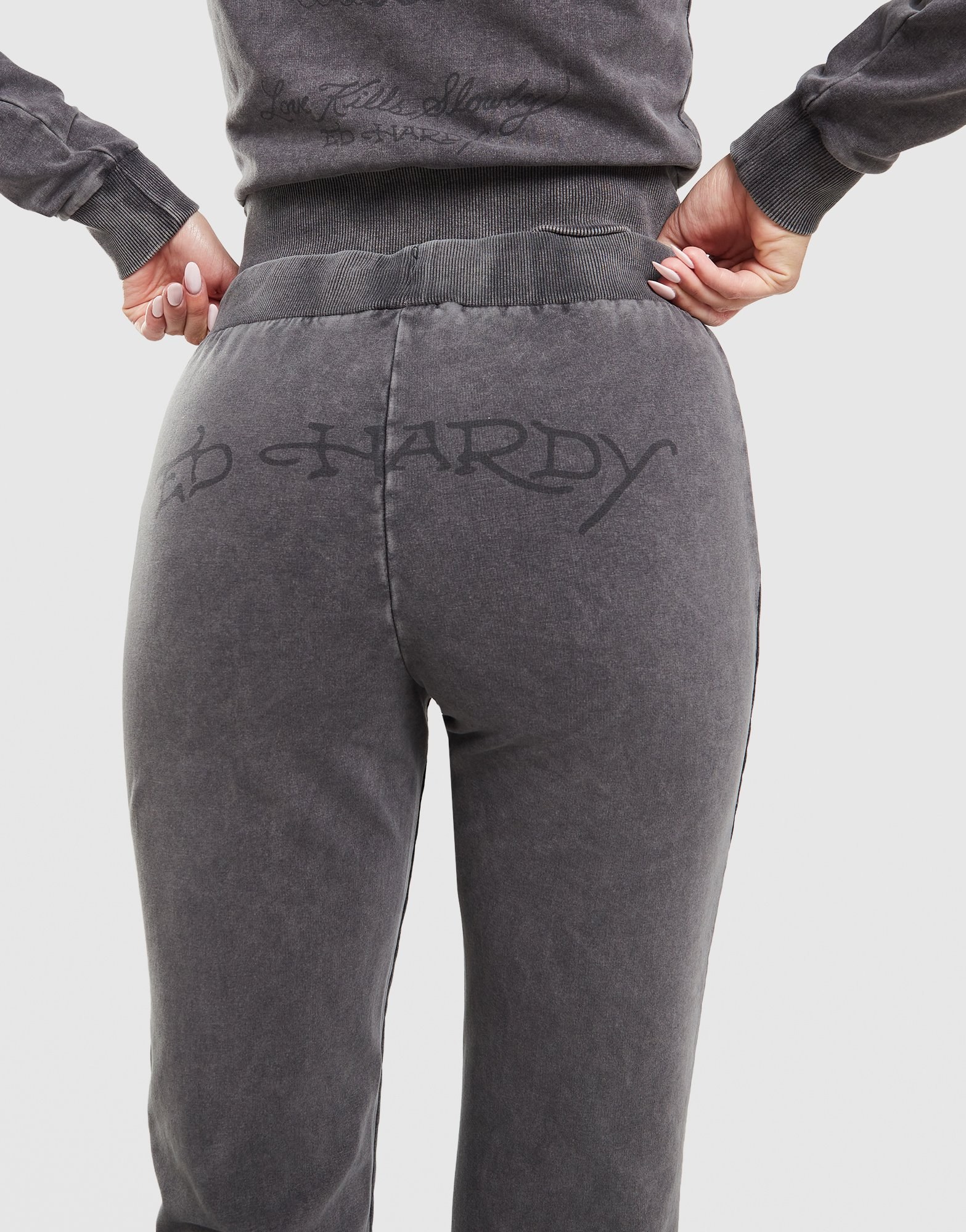 Ed Hardy True Diamante Wide Leg Jogginghose